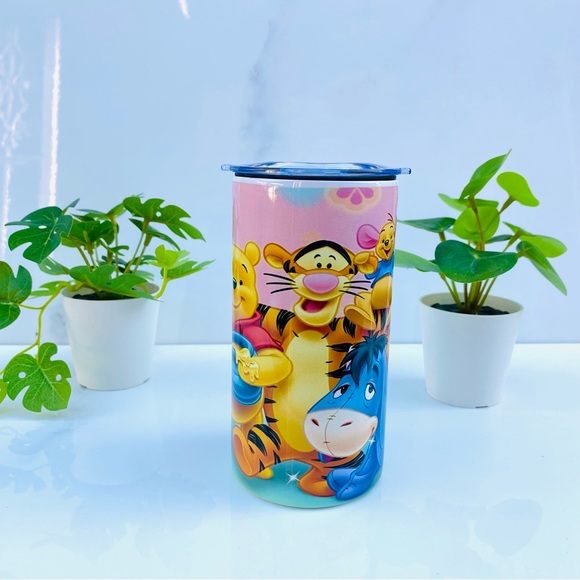Winnie the Pooh Tumbler, Pooh Bear, Baby Sippy Cup, Winnie Pooh Birthday - Picture 6 of 8